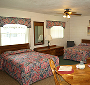 Motel Room A - Beds