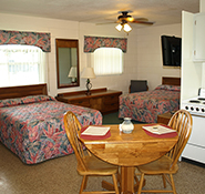 Motel Room A - dining room