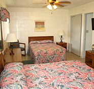 Motel Room A - Beds